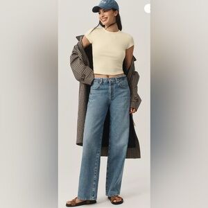 Citizens Of Humanity Light Blue Wide Leg Jeans